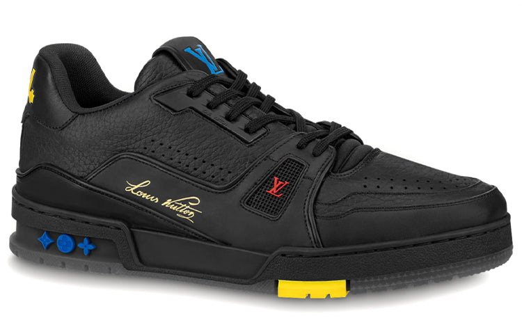 LOUIS VUITTON Trainer 'Black Leather'