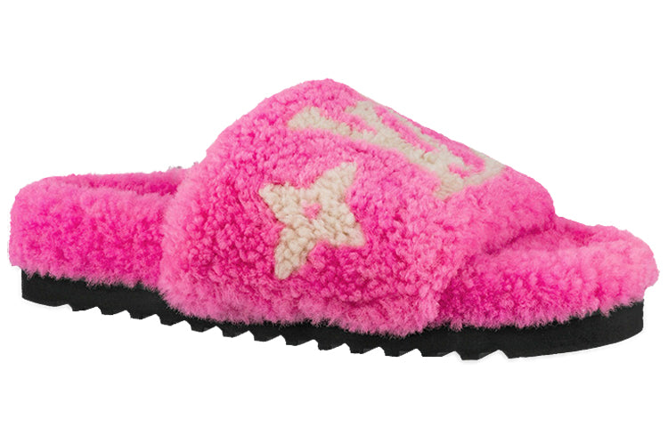 LOUIS VUITTON Paseo Comfort Slide Slippers Women's Pink