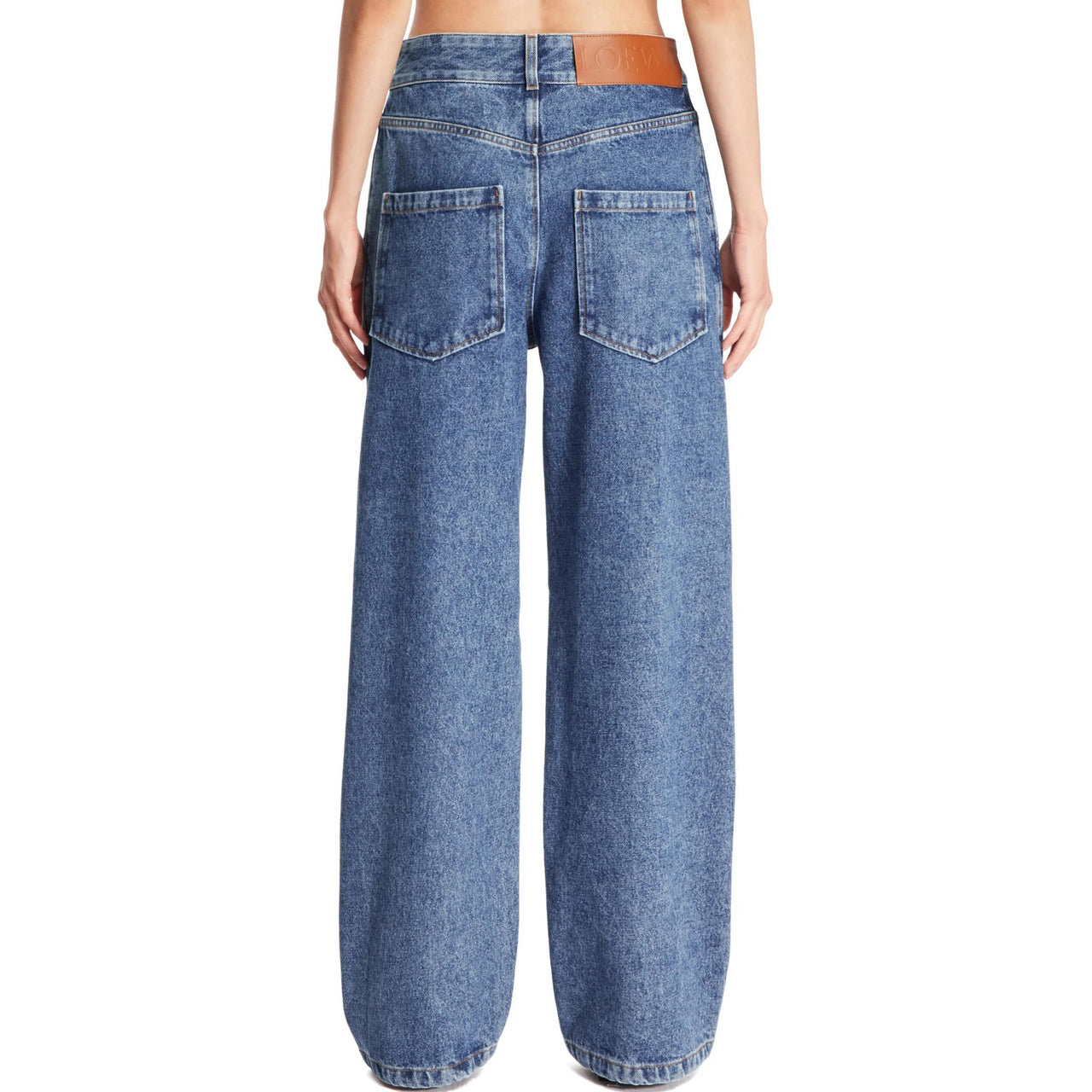 LOEWE Anagram Baggy Jeans 'Blue'