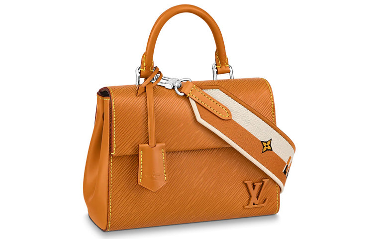 LOUIS VUITTON Cluny Epi Leather Handbags Shoulder Bag Crossbody Bag Mini Women's Caramel Brown