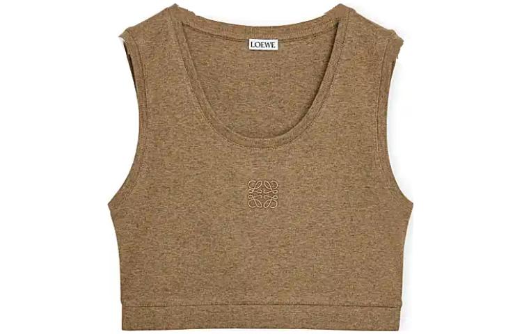 LOEWE Tank Tops Women's Brown