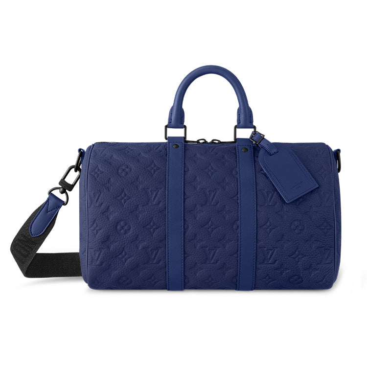 LOUIS VUITTON KeepallBandoulière Taurillon Cow Leather Monkey Bag Travel Bag Men's