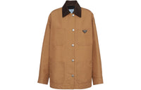 PRADA Triangle logo Canvas Blouson Jacket