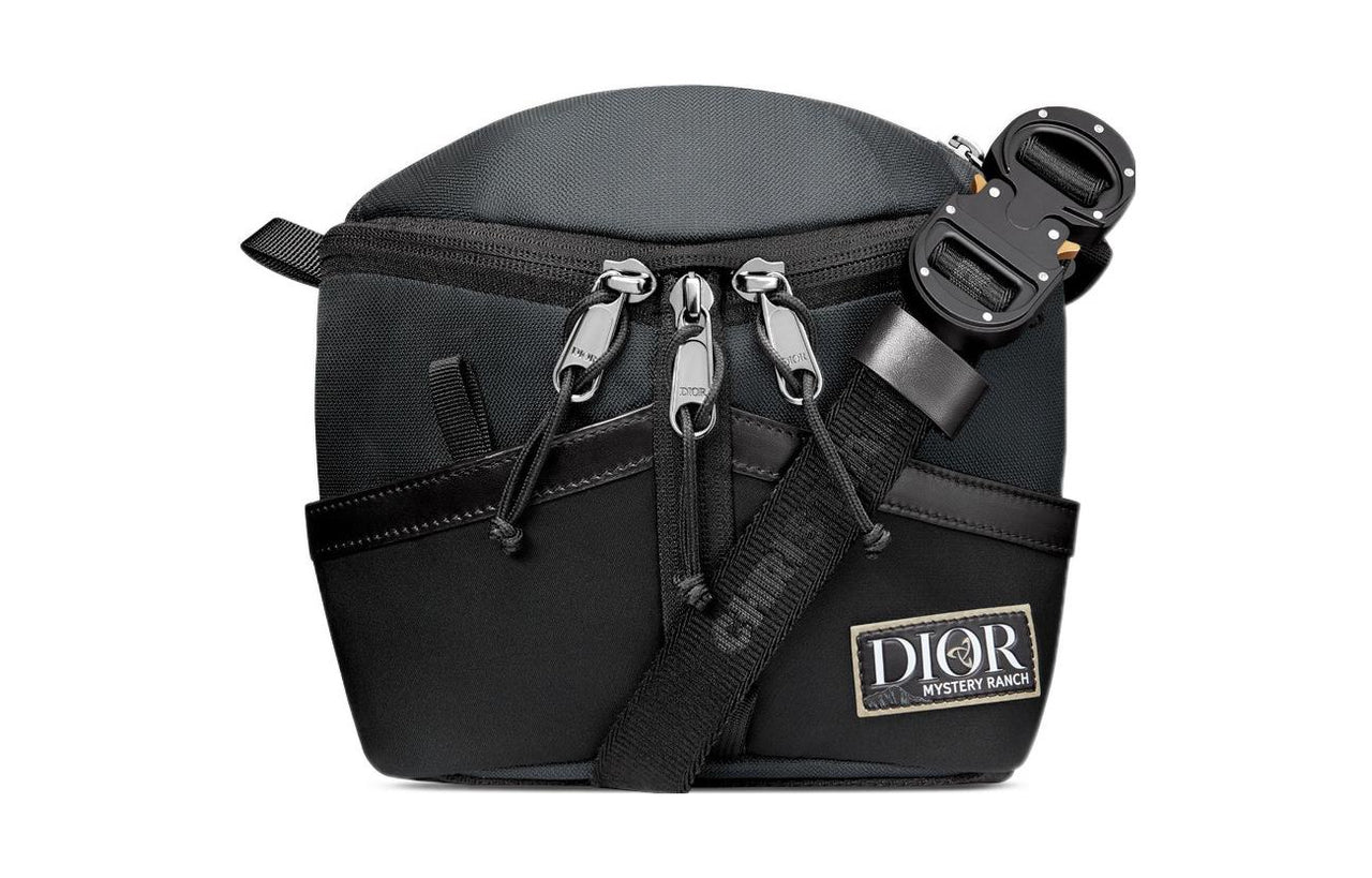 DIOR MYSTERY RANCH Collaboration Nylon Fanny Pack Men's Black