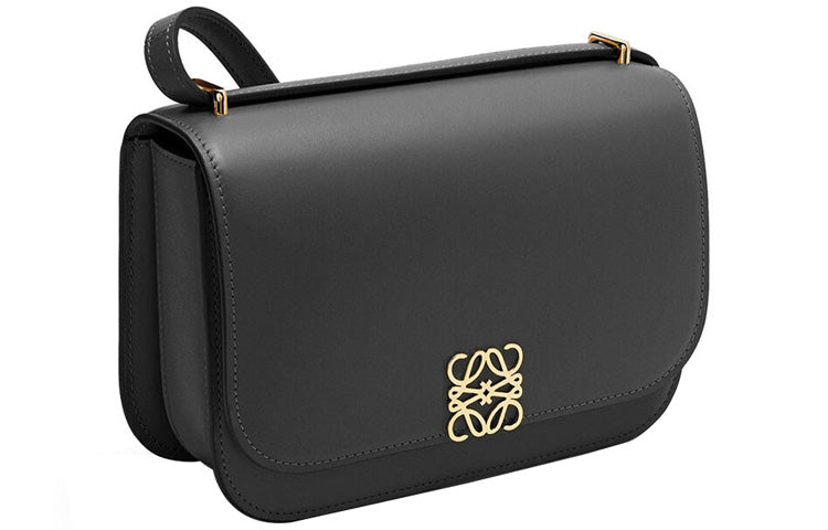 LOEWE Calfskin Shoulder Bag, Crossbody Bag Trumpets Women's Black