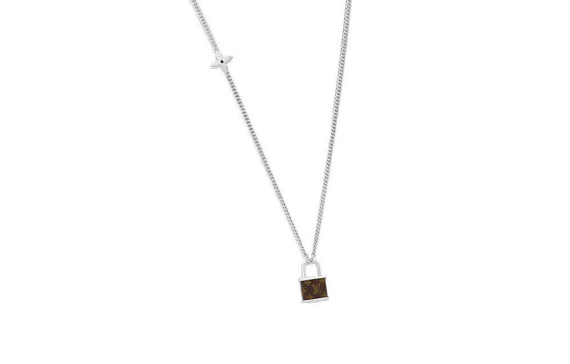 LOUIS VUITTON MONOGRAM LOCK Charms / Pendants Men Silver
