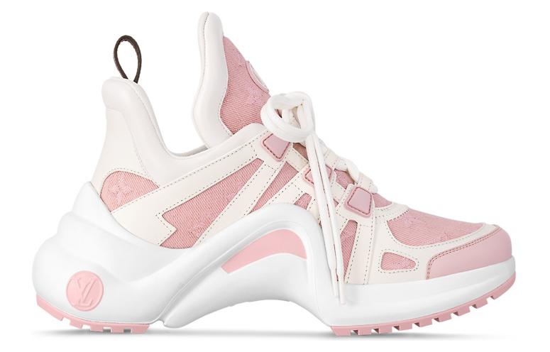 LOUIS VUITTON Archlight 1.0 High-Top Casual Shoes Women's Pink