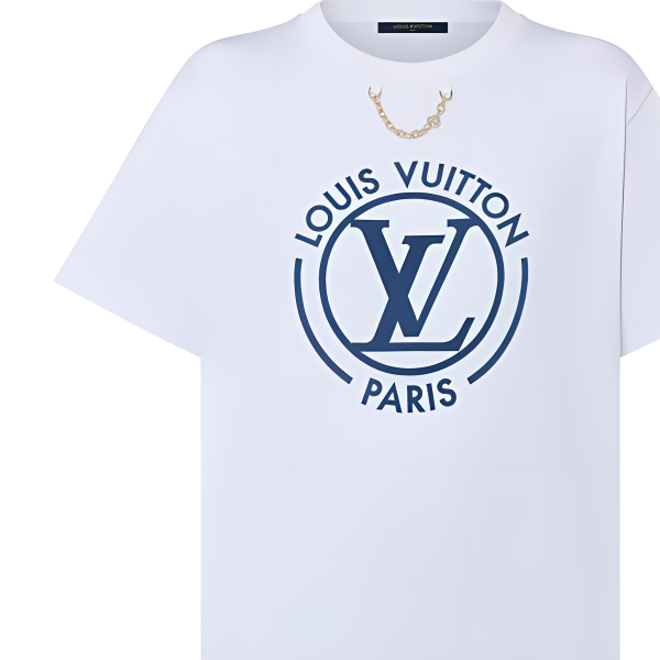LOUIS VUITTON Flocked Lv T-Shirt