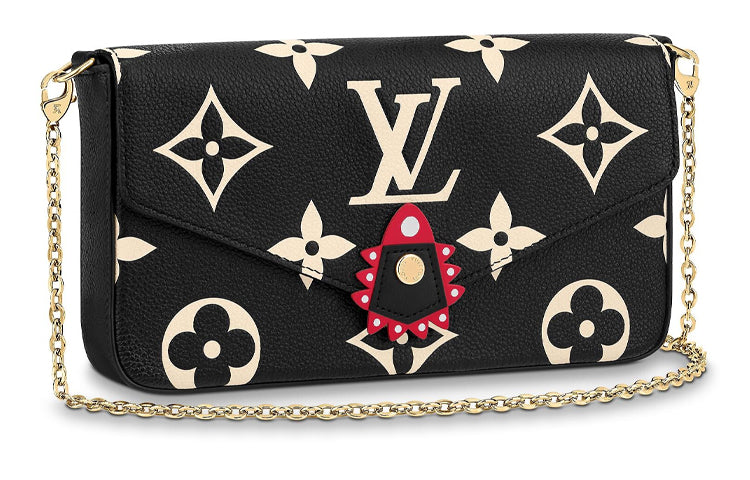 LOUIS VUITTON Crafty Felicie Pochette Black
