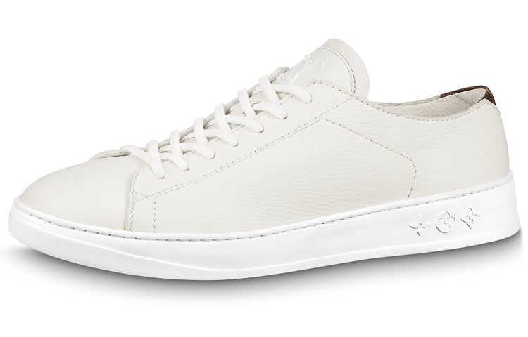 LOUIS VUITTON Resort Low-Top Stylish Skateboarding Shoes Men's White