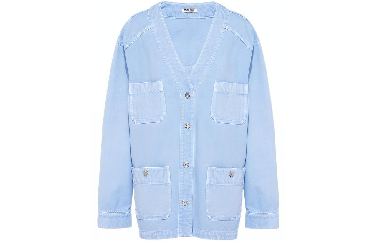 MIU MIU Jackets Women's Blue