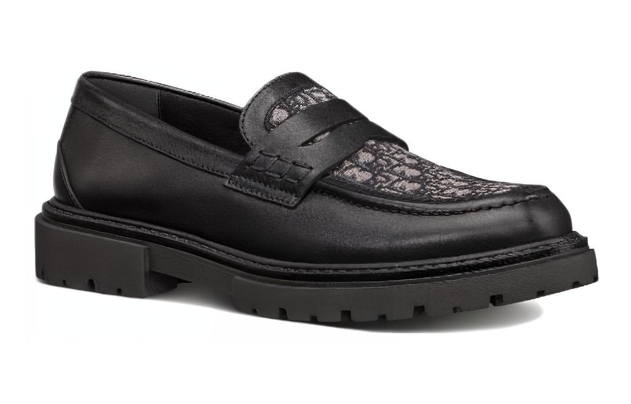 DIOR Low Top Kids' Leather Shoes Black Kids'