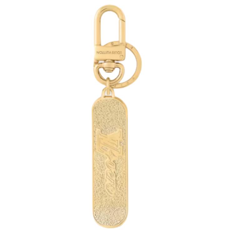 LOUIS VUITTON Metal Keychains Men's Gold