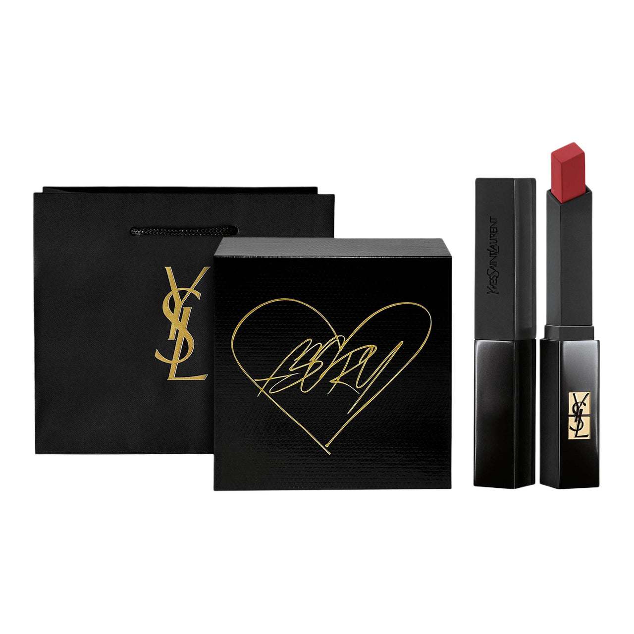 SAINT LAURENT Small Black Bar Lipsticks Women's