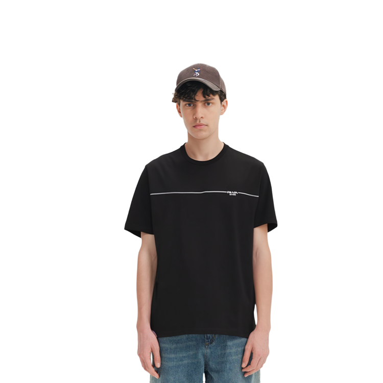 PRADA T-Shirts Men Black