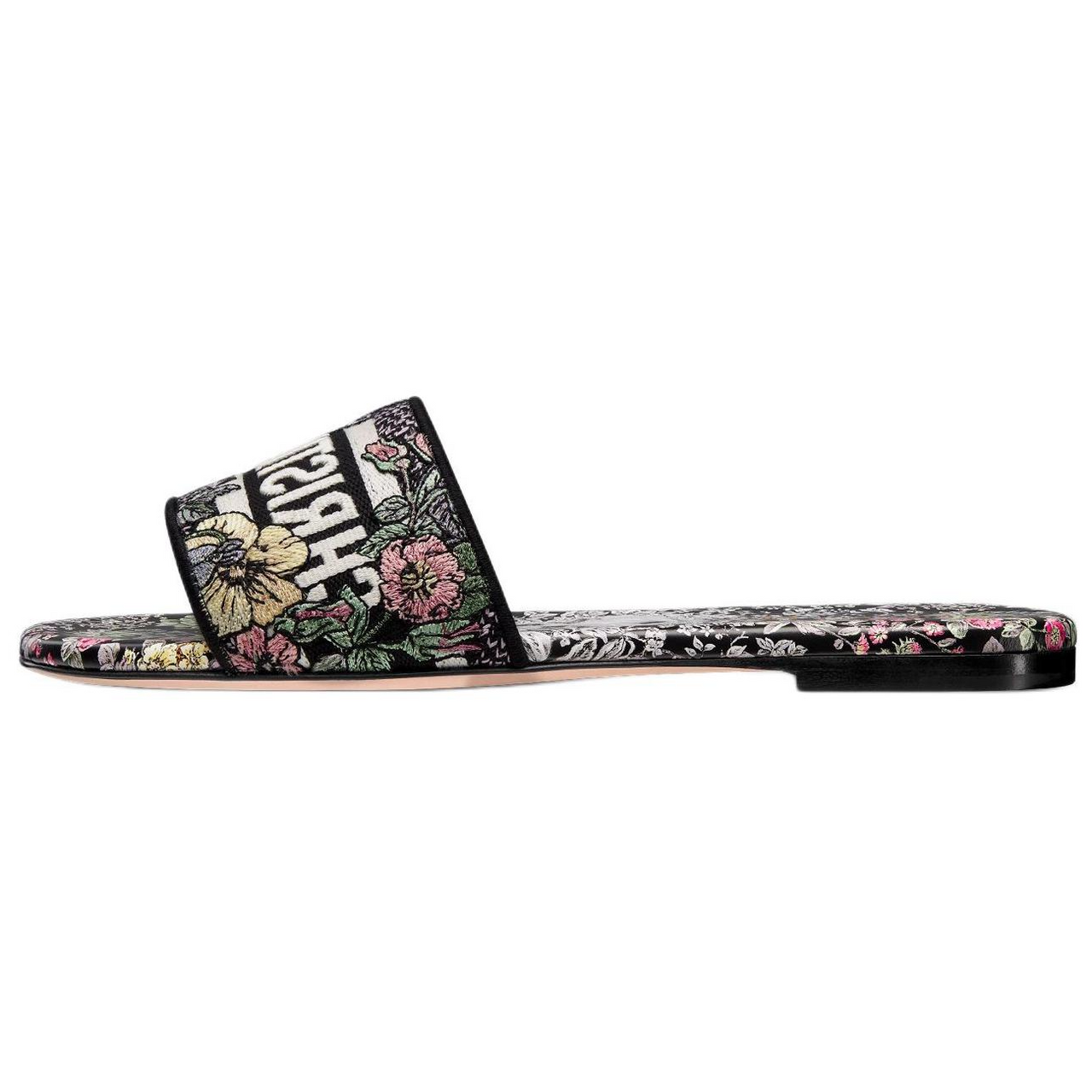 DIOR Dway Abrasion-Resistant Slide Slippers Women's Black