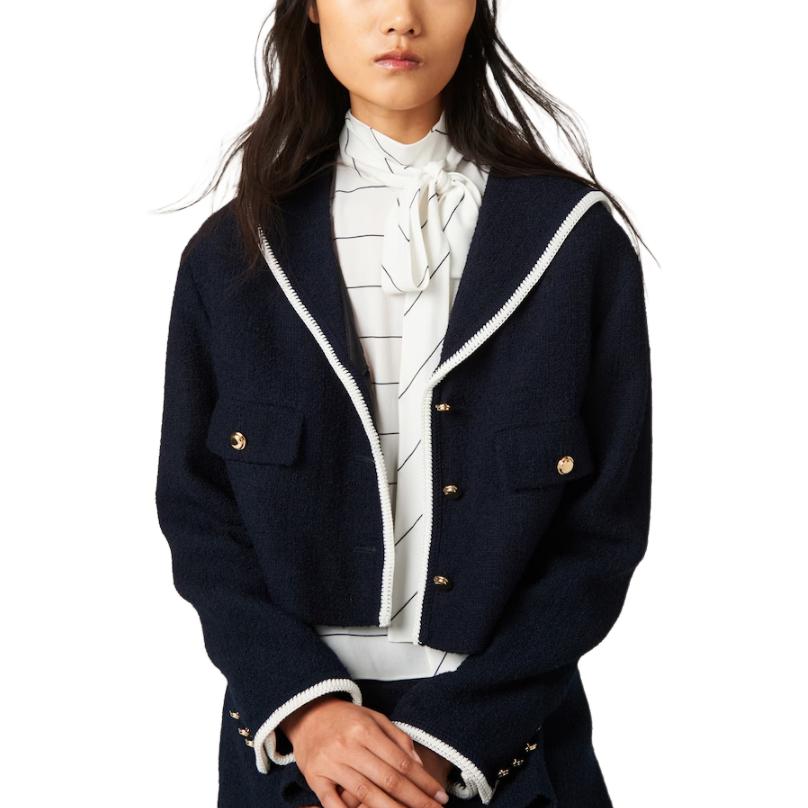 MIU MIU SS24 Jackets Coats Women's Blue