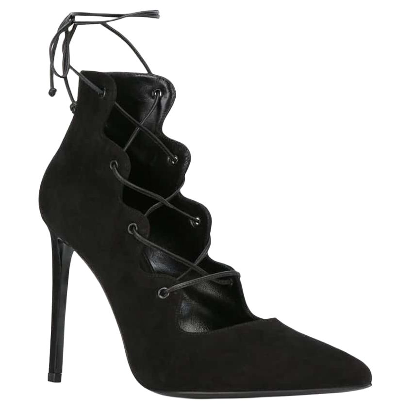 SAINT LAURENT Slim Heel High Heels Women's Black