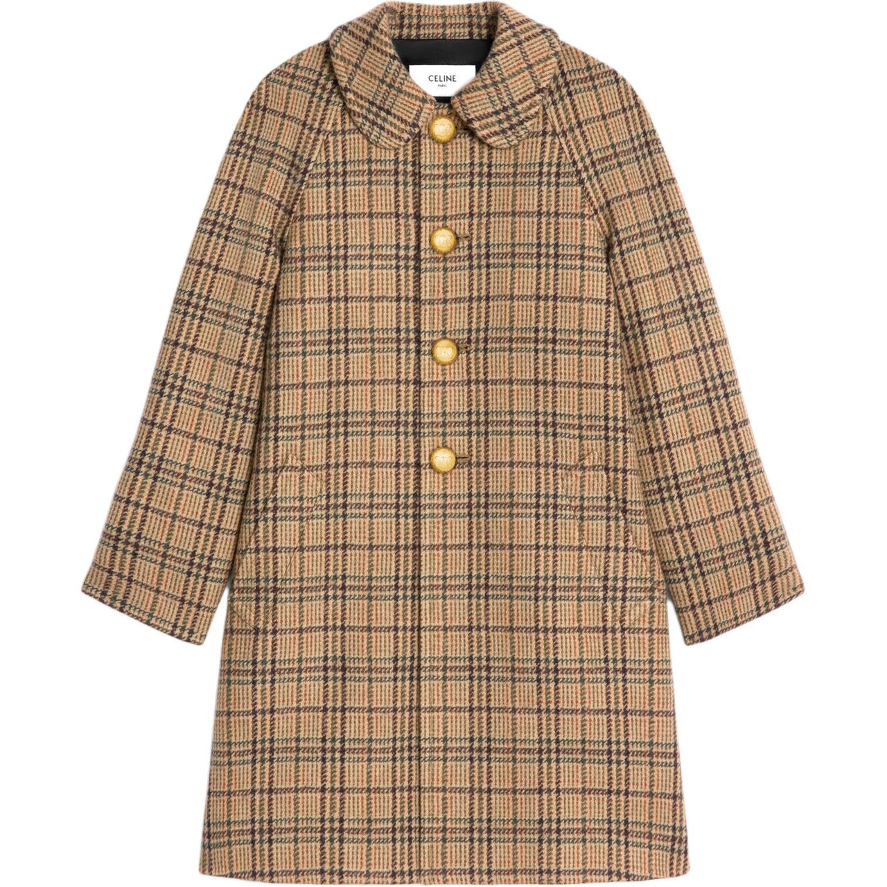 CELINE Victoire Mac In Prince Of Wales Wool