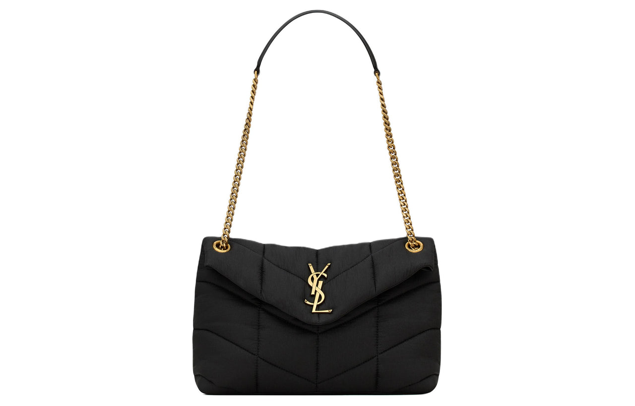 SAINT LAURENT Polyamide Portable Crossbody Bag Shoulder Bag Women's Black