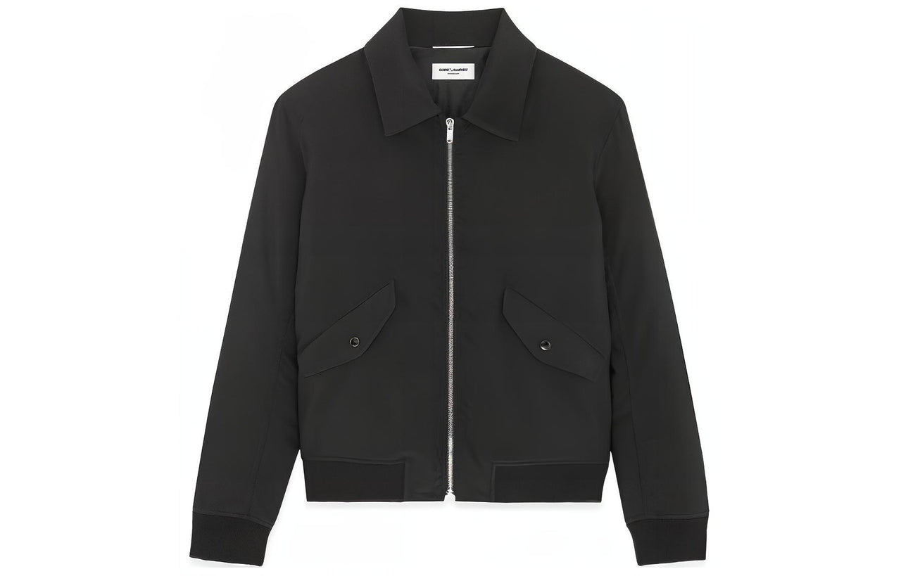 SAINT LAURENT Zip-Up Bomber Jacket