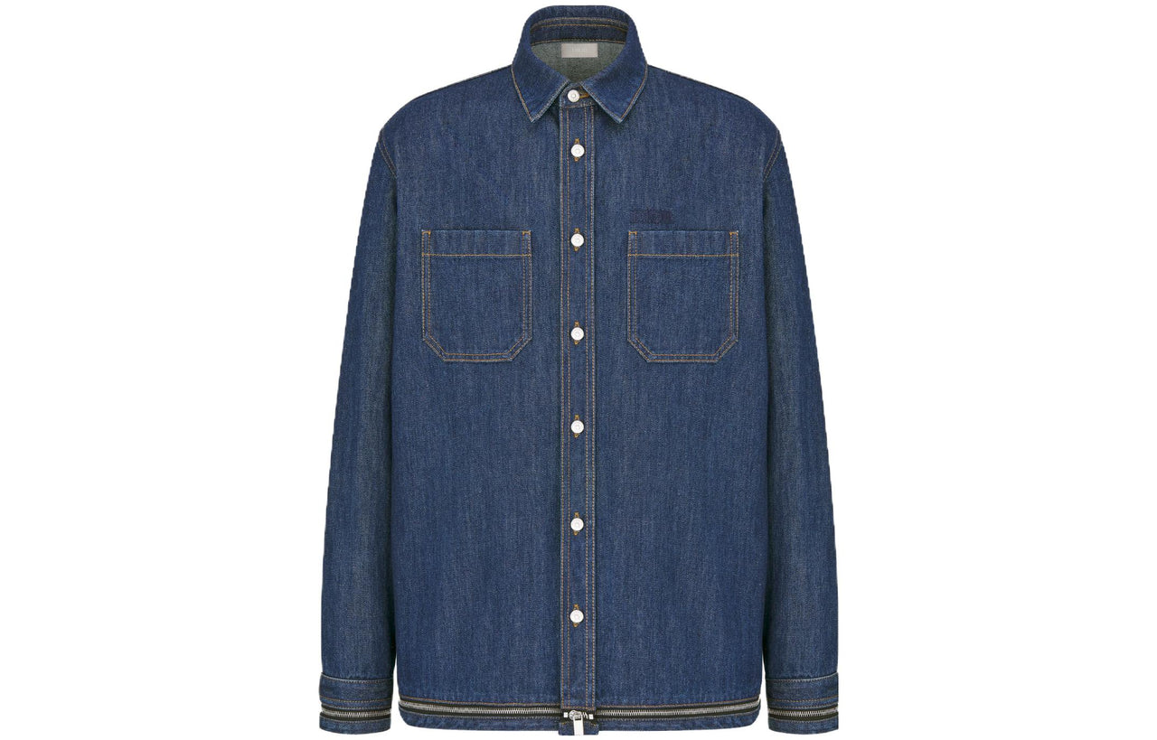 DIOR Shirts Men Blue