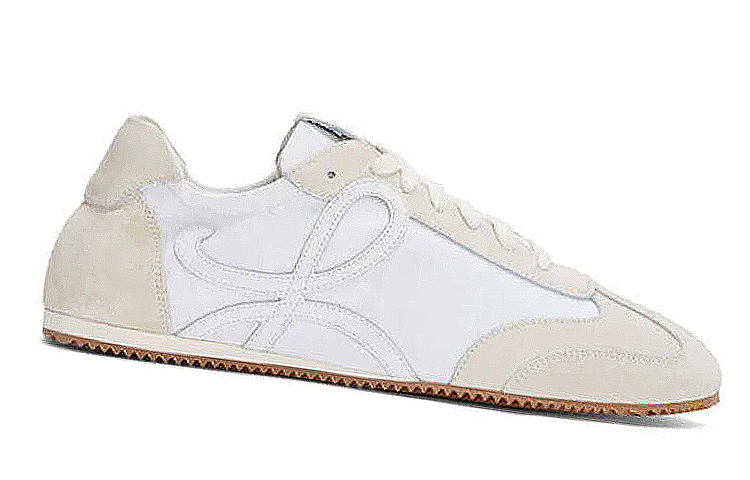 LOEWE Ballet Runner Slip Resistant, Abrasion Resistant, Lightweight Low Top Casual Shoes Men's White