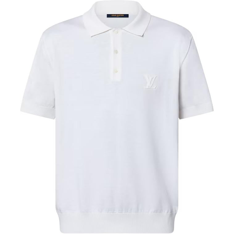 LOUIS VUITTON SS24 Polo Shirt Men's White