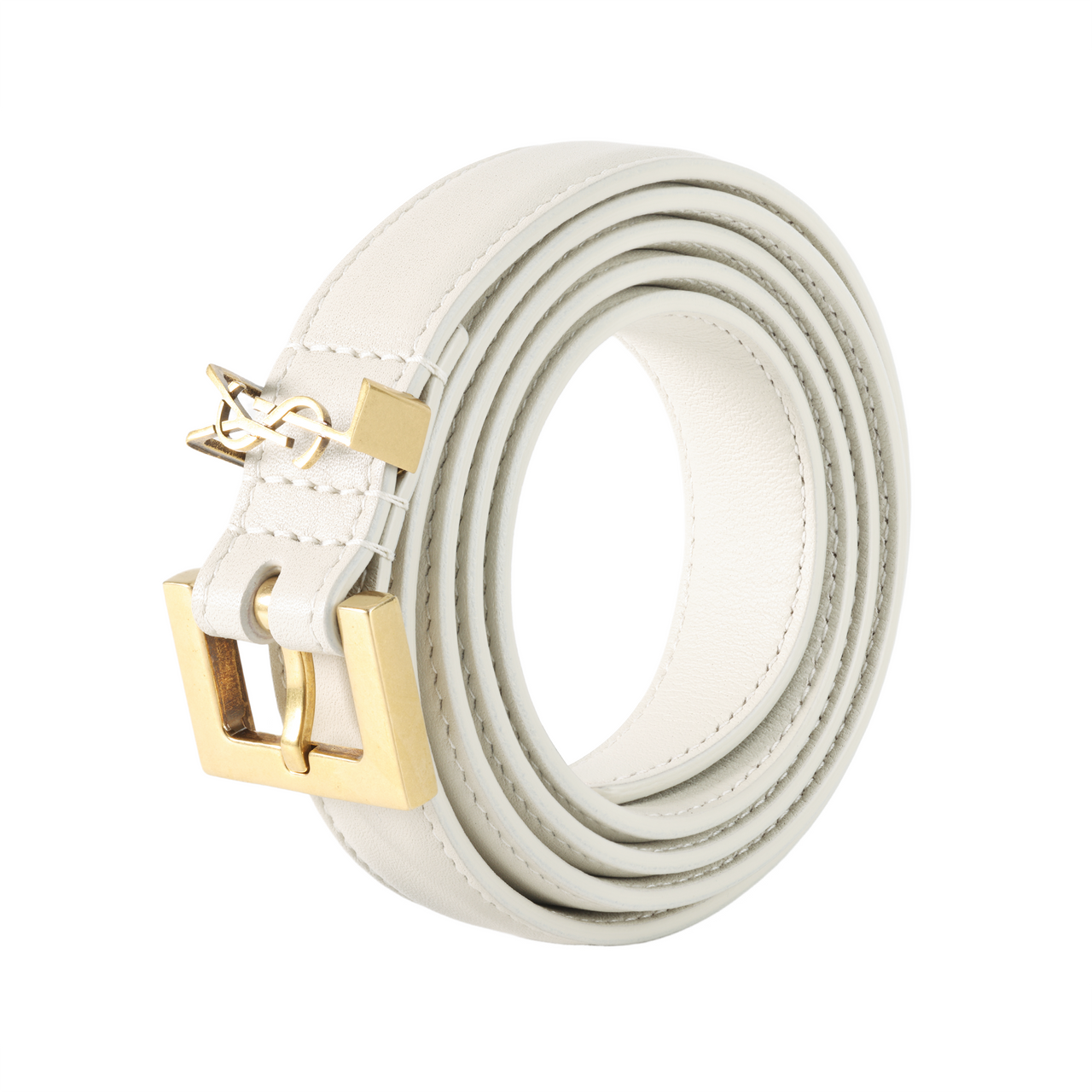 SAINT LAURENT Monogram Narrow Belt