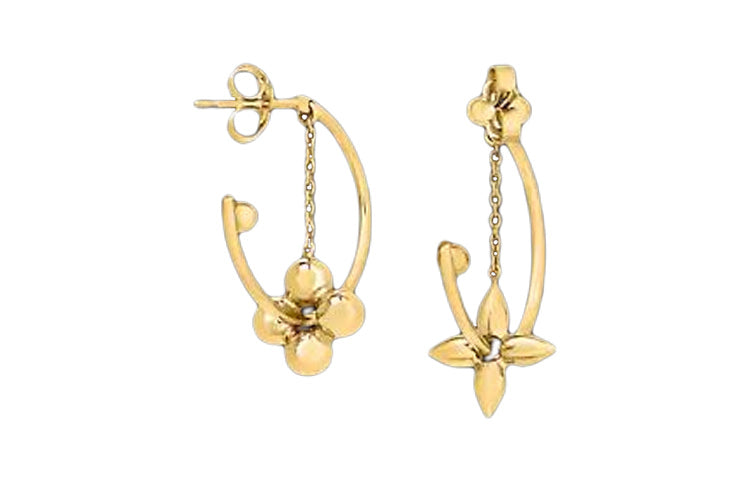 LOUIS VUITTON Earrings Women's Gold