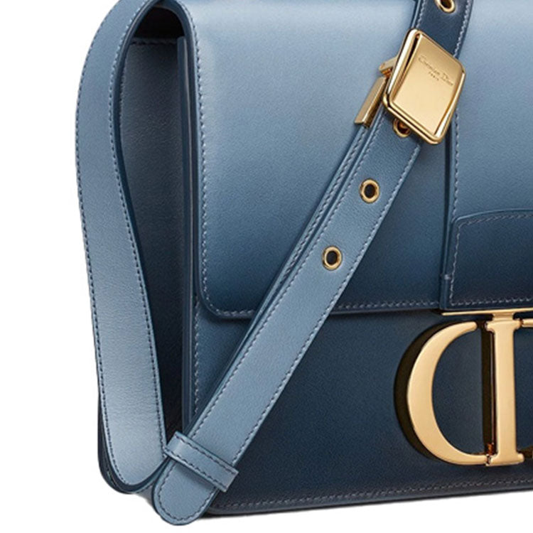 DIOR Cow Leather Handbag, Crossbody Bag, Shoulder Bag Women's Indigo