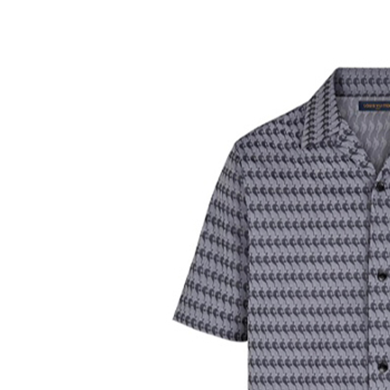 LOUIS VUITTON Shirts Men Gray
