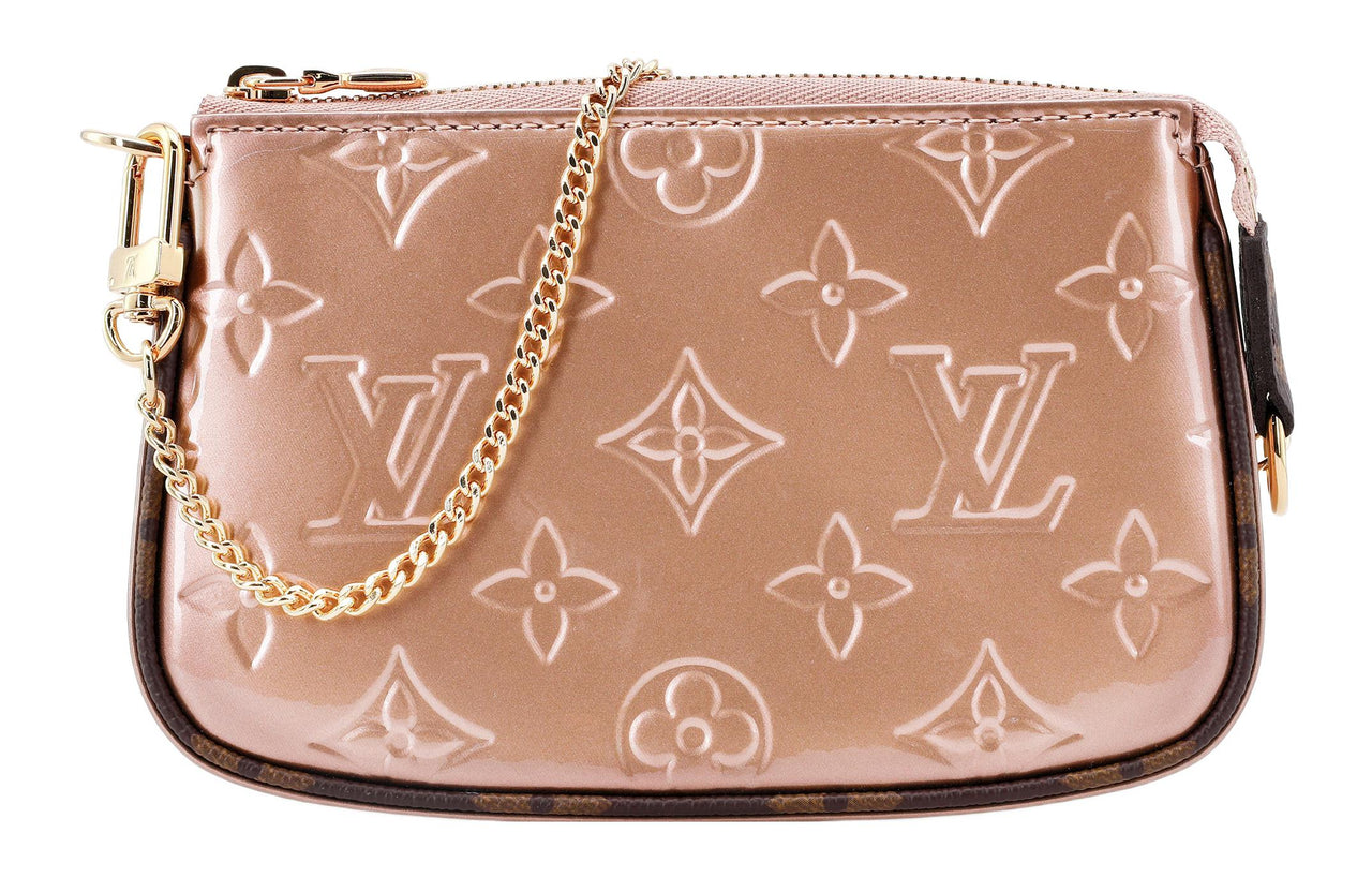 LOUIS VUITTON Mini Pochette Accessoires Rose Gold