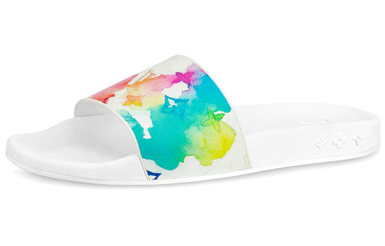 LOUIS VUITTON Waterfront Mule Multicolor Watercolor