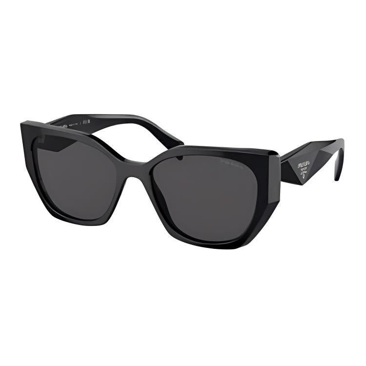 PRADA Irregular Shape Sunglasses Women's Black