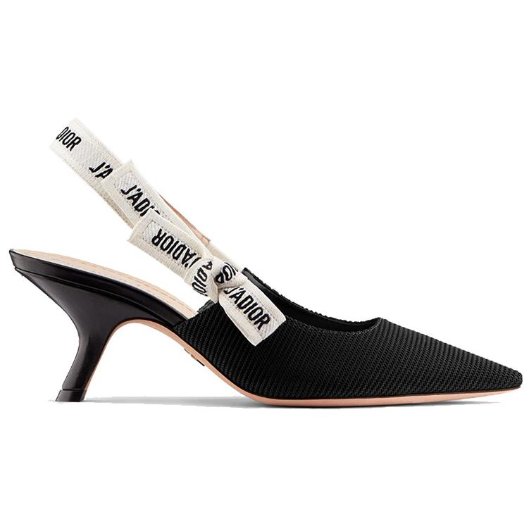 DIOR J'Adior Irregular Heel High Heels 6.5cm Women's Black