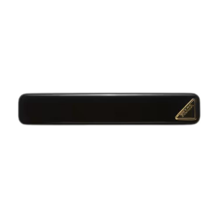 PRADA Triangle logo Hair Clip