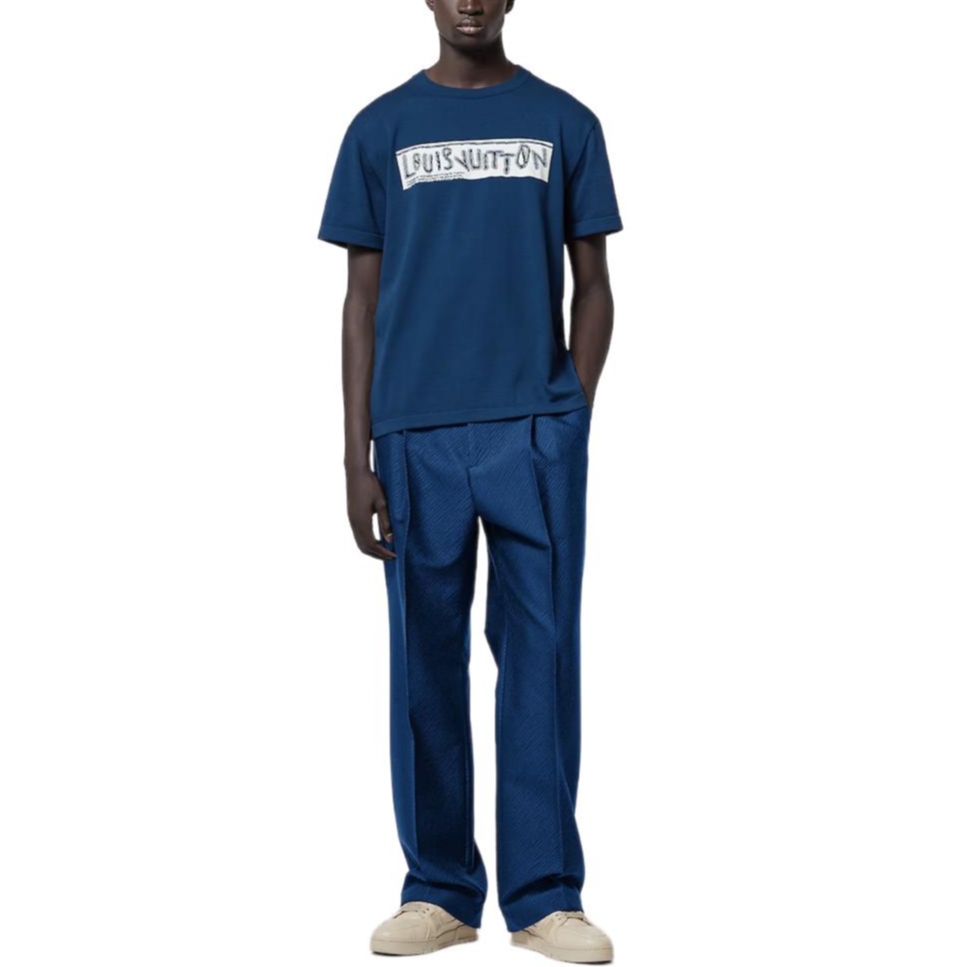 LOUIS VUITTON FW24 T-Shirt Men's Blue