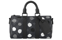 LOUIS VUITTON X Yayoi Kusama Keepall 25 Monogram Eclipse Black/Silver