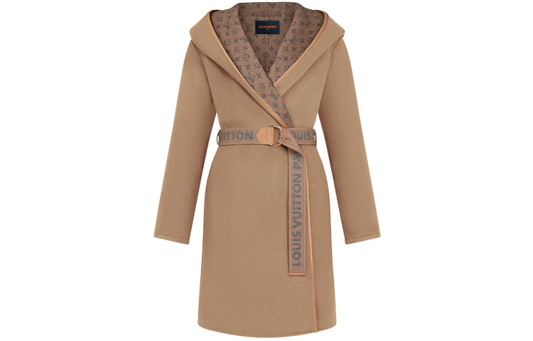 LOUIS VUITTON Coat Women's Camel
