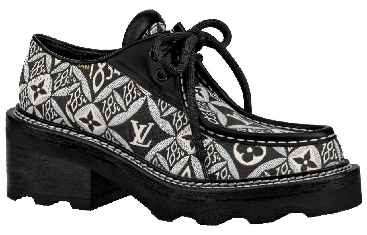 LOUIS VUITTON Lv Beaubourg Loafers 'Black' Women's