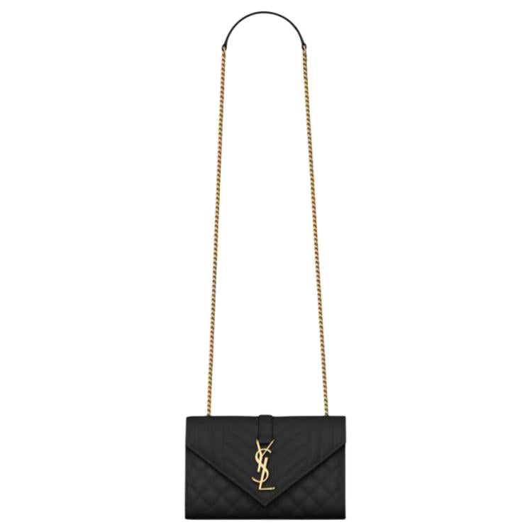 SAINT LAURENT Envelope Bag Small Black