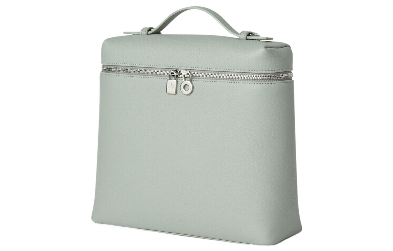 Loro Piana ExtraPocket Cow Leather Tofu Bag Backpack Handbag Regular Women's Eucalyptus