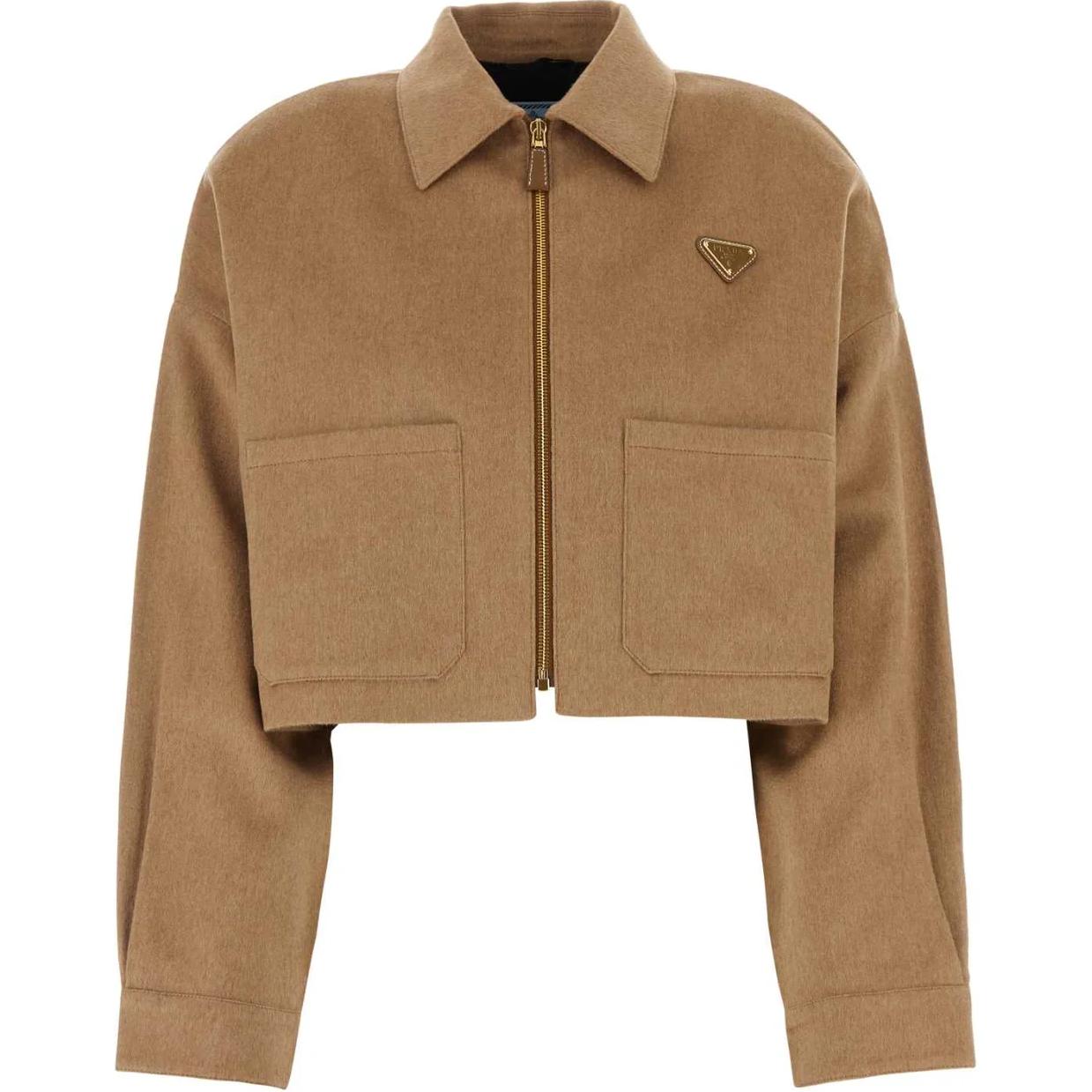 PRADA Camel hair Blouson Jacket
