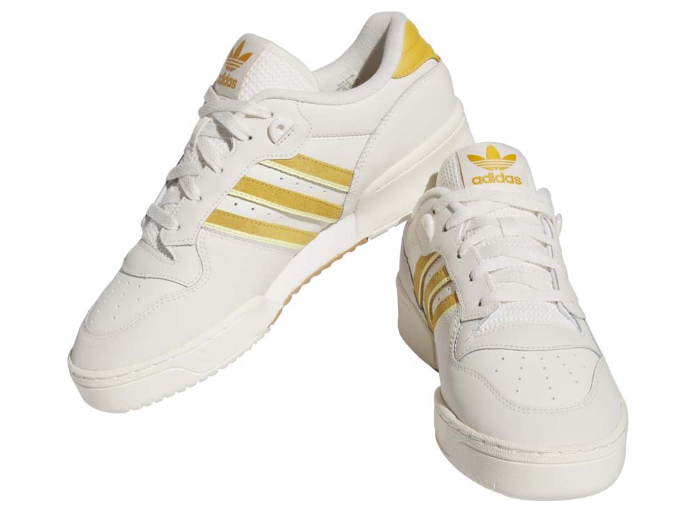 adidas Rivalry Low Shoes 'Cloud White Preloved Yellow' IE7197