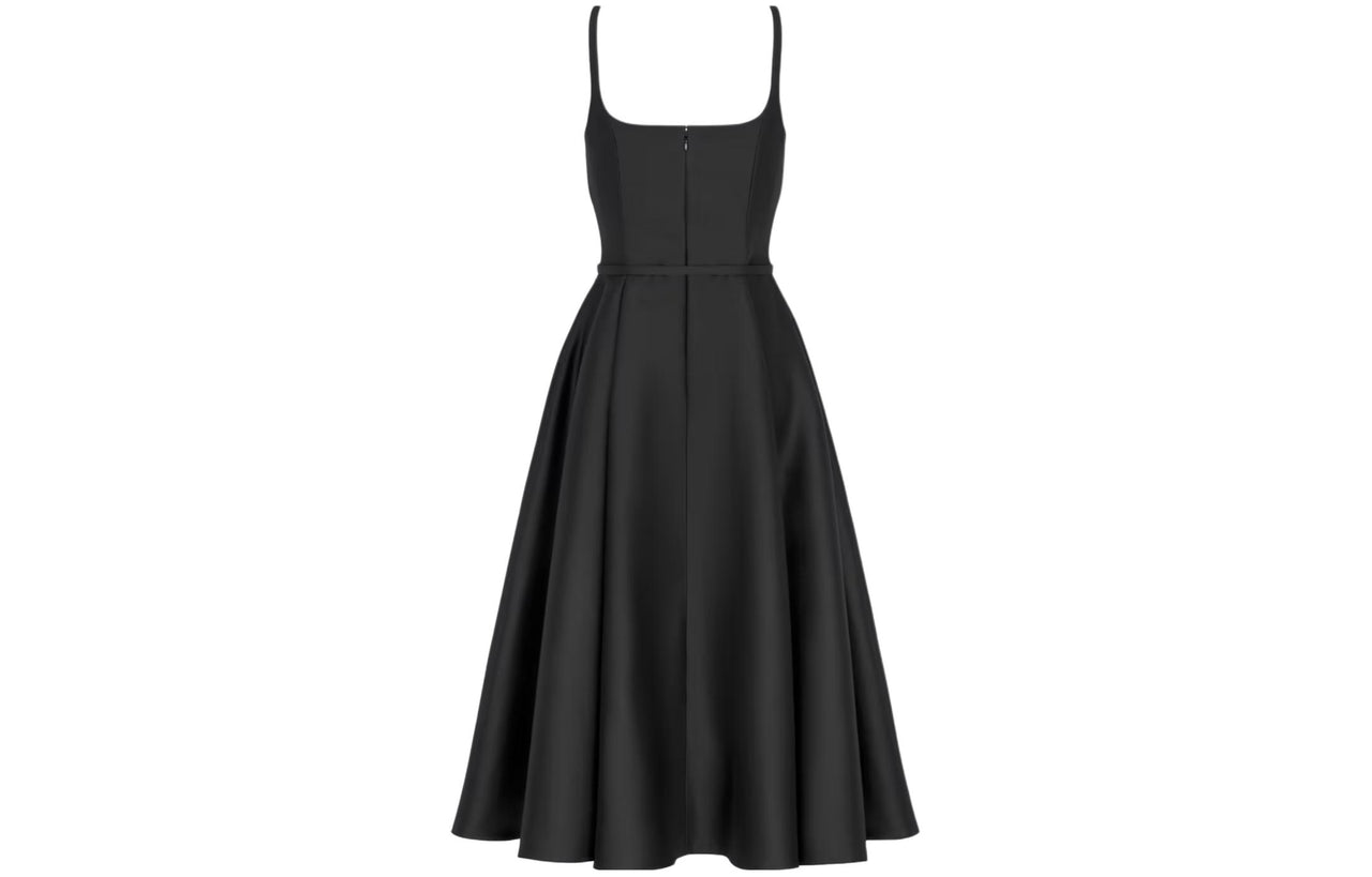 DIOR SS24 Slip Dress Women's Black