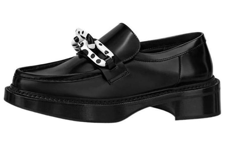 LOUIS VUITTON X Yk Academy Loafers 'Black With White' Women's