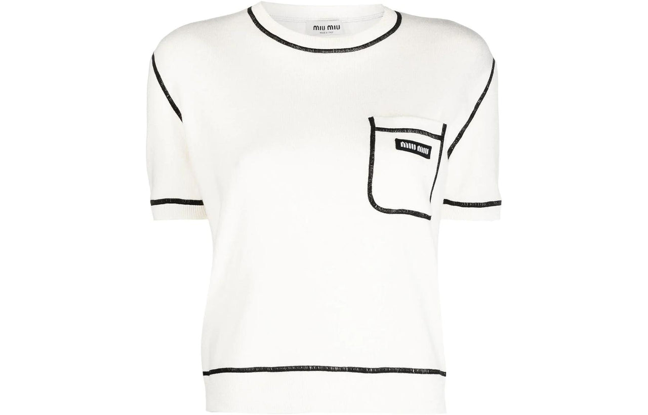 MIU MIU SS23 T-Shirt Women's White
