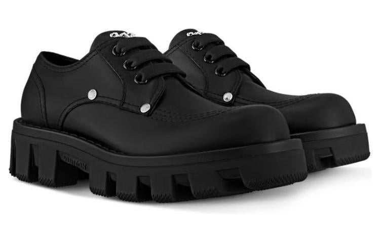 LOUIS VUITTON CHECKER Casual Shoes Men's Black