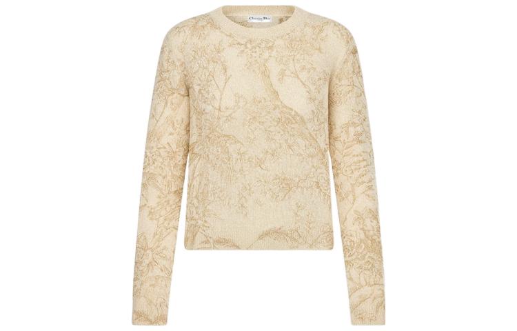 DIOR Cashmere Sweaters Women's Gold
